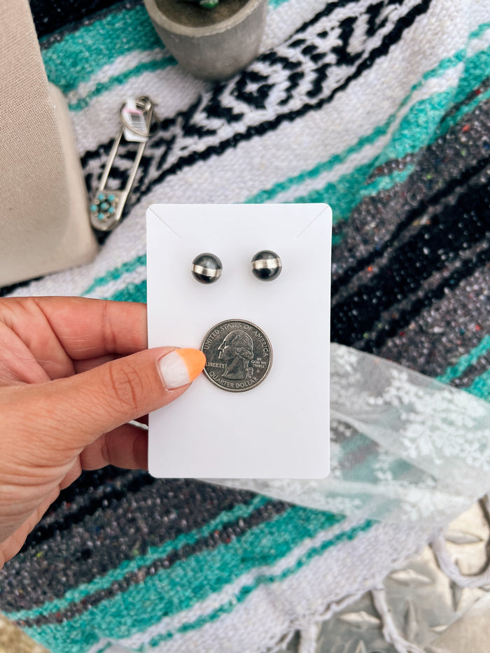 The 10mm Sterling Silver Studs
