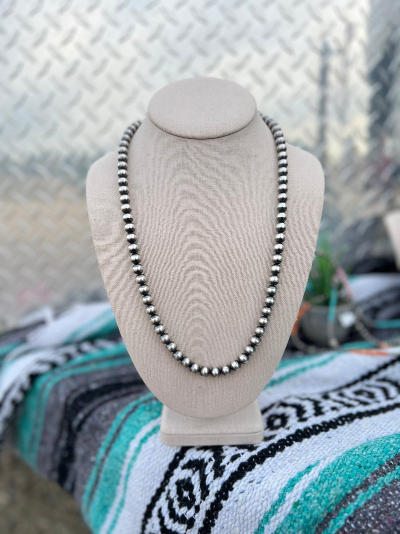 The 22" 8mm Pearl Necklace