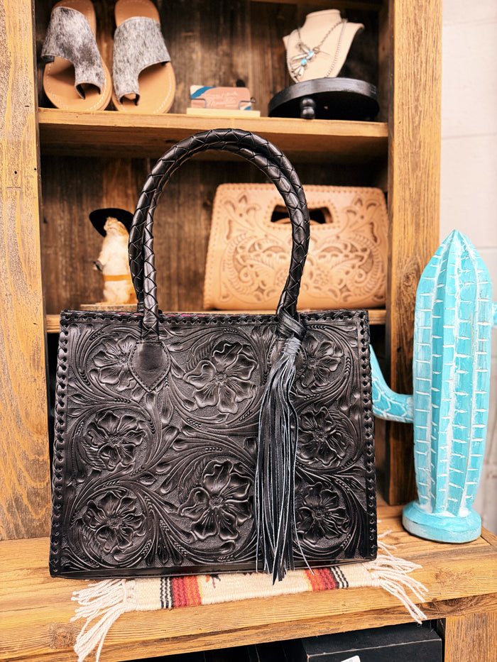 The Darlin Tote Purse - Black