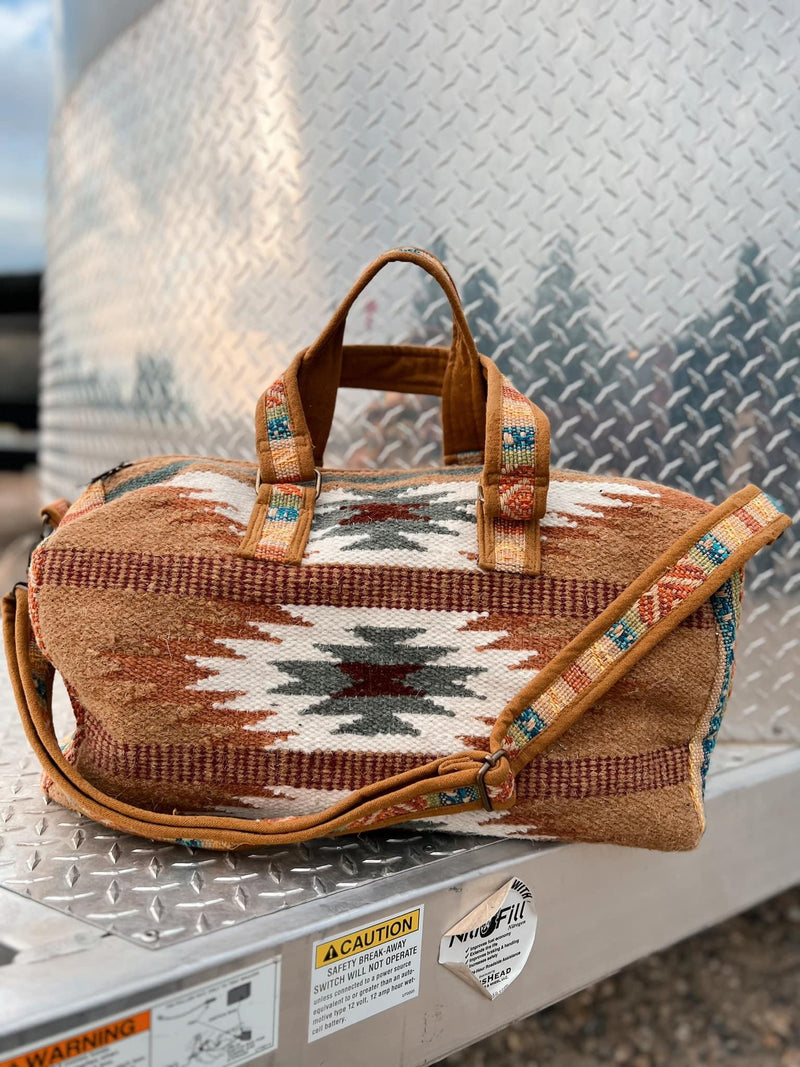 The Monica Saddle Blanket Duffle Bag