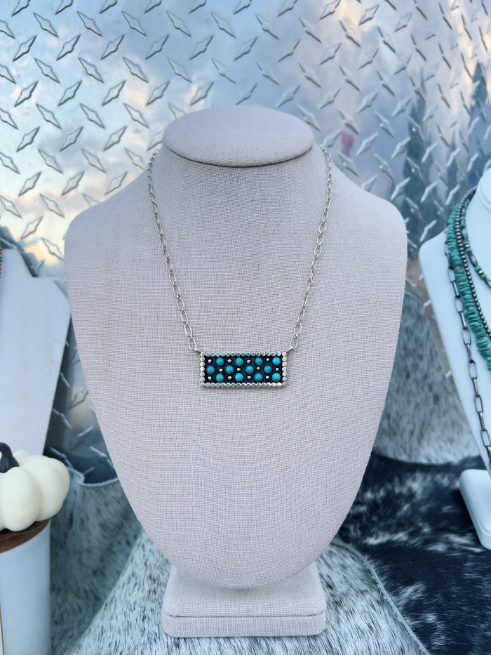 The Twelve Stone Turquoise necklace