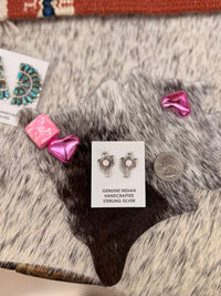 The Pink Cactus Earrings