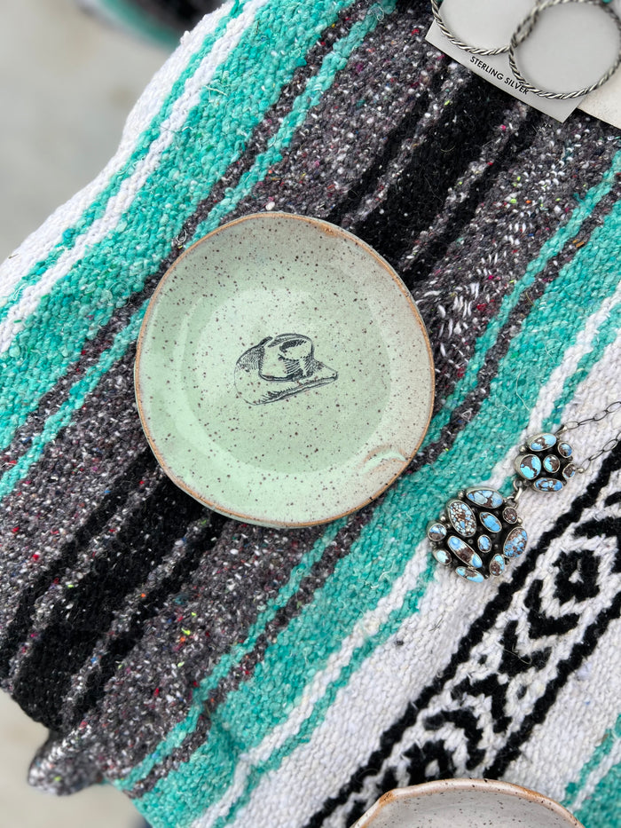 The Cowboy Hat Ring Dish - Sage Green