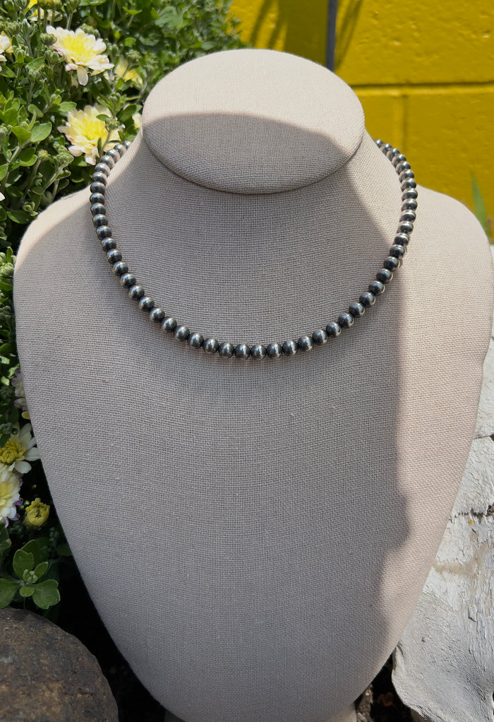 The Kami 6mm Sterling Silver Pearls