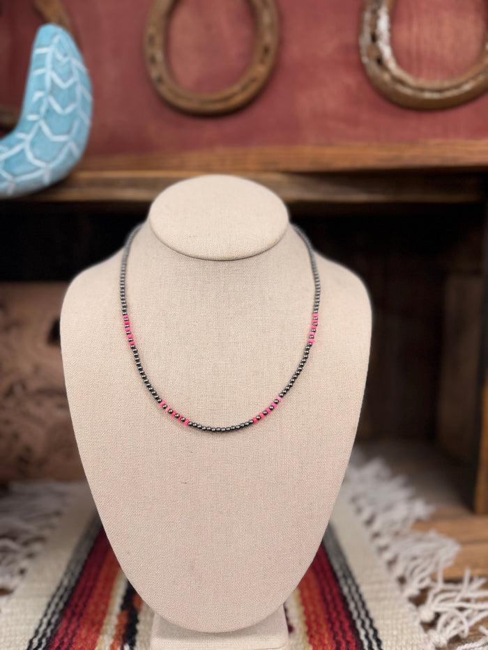 The Pink Faceted Opal Choker