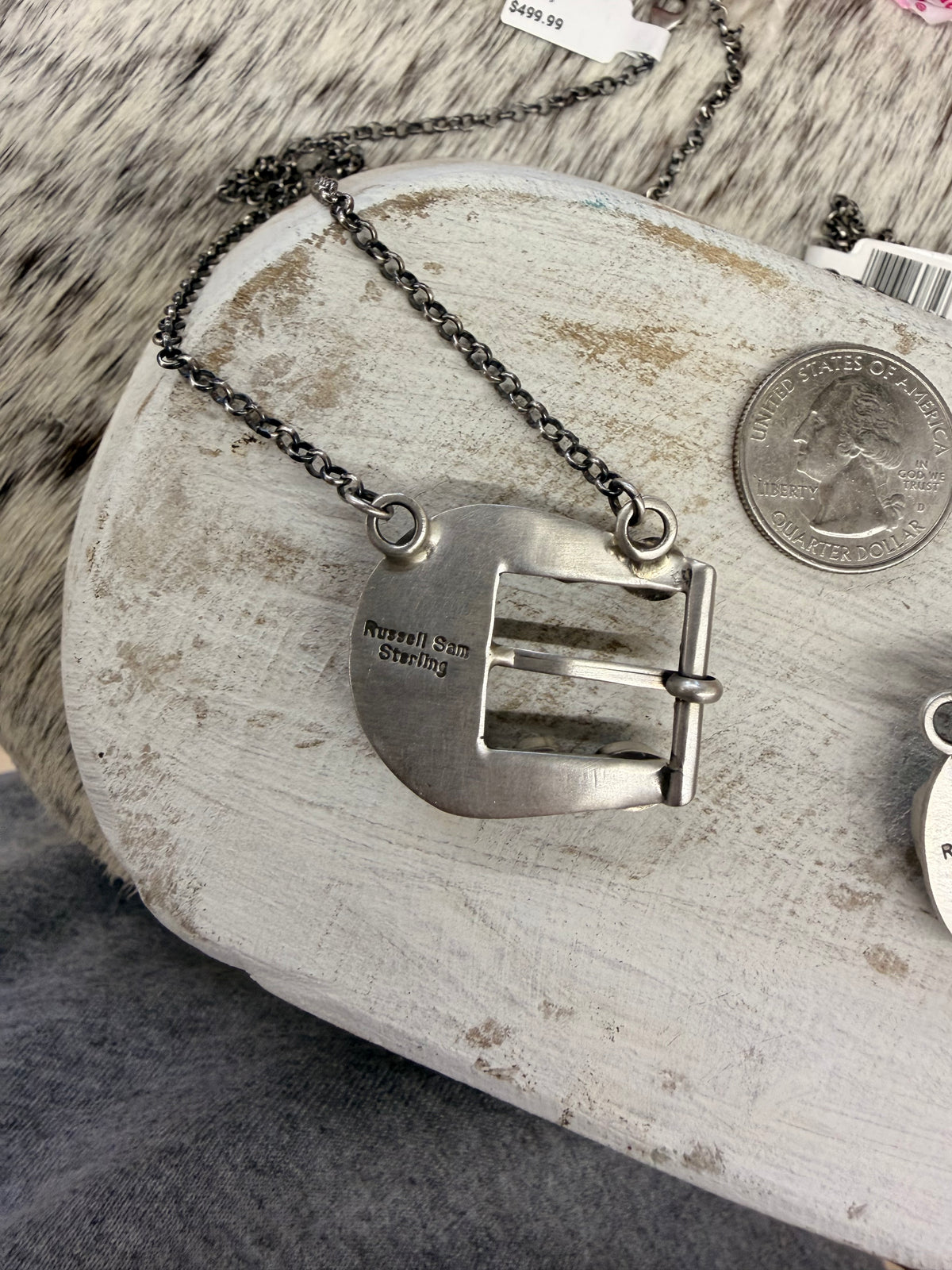 The Sally Sonoran Gold Buckle Necklace