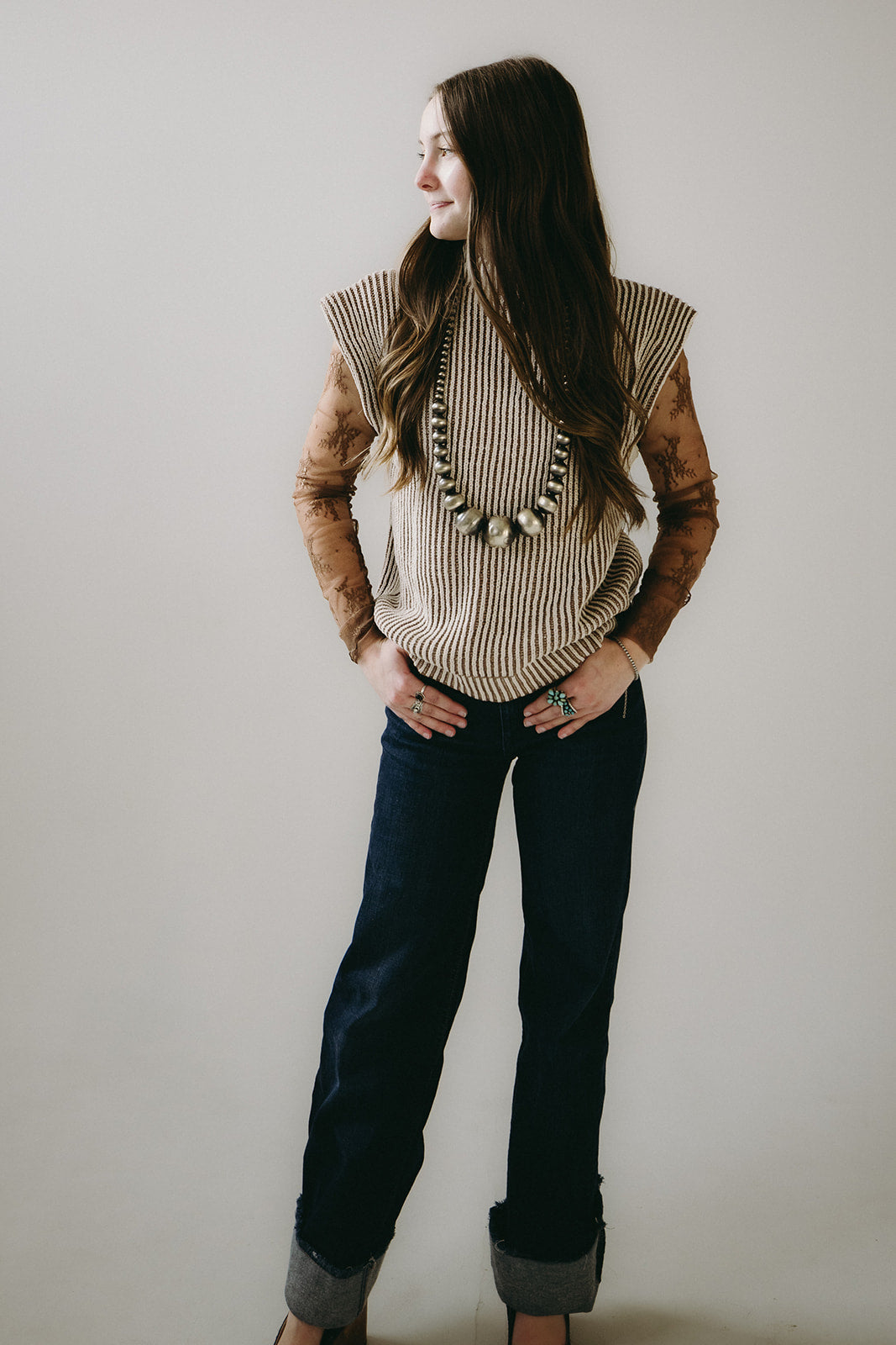 The Cierra Browns Sweater Vest