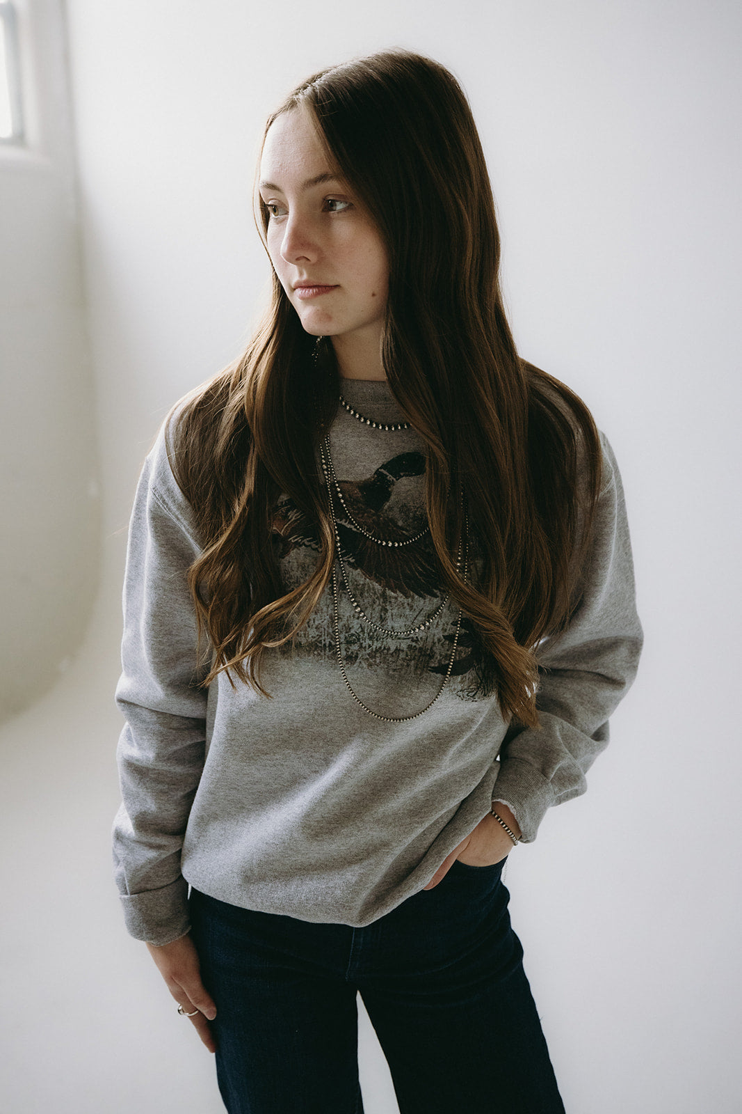 The CiCi Vintage Duck Crewneck