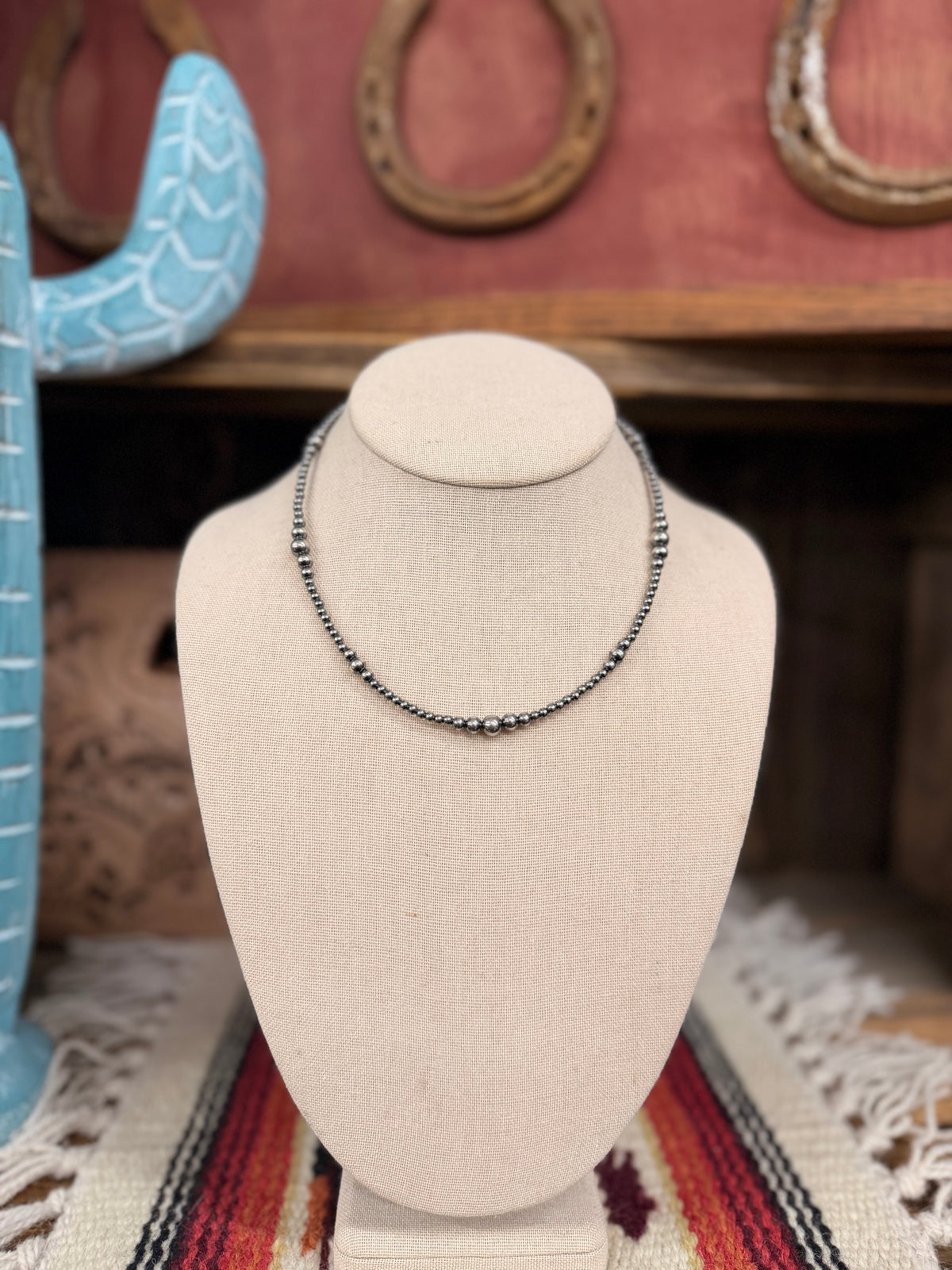 16” Sterling Pearl Chocker Graduated