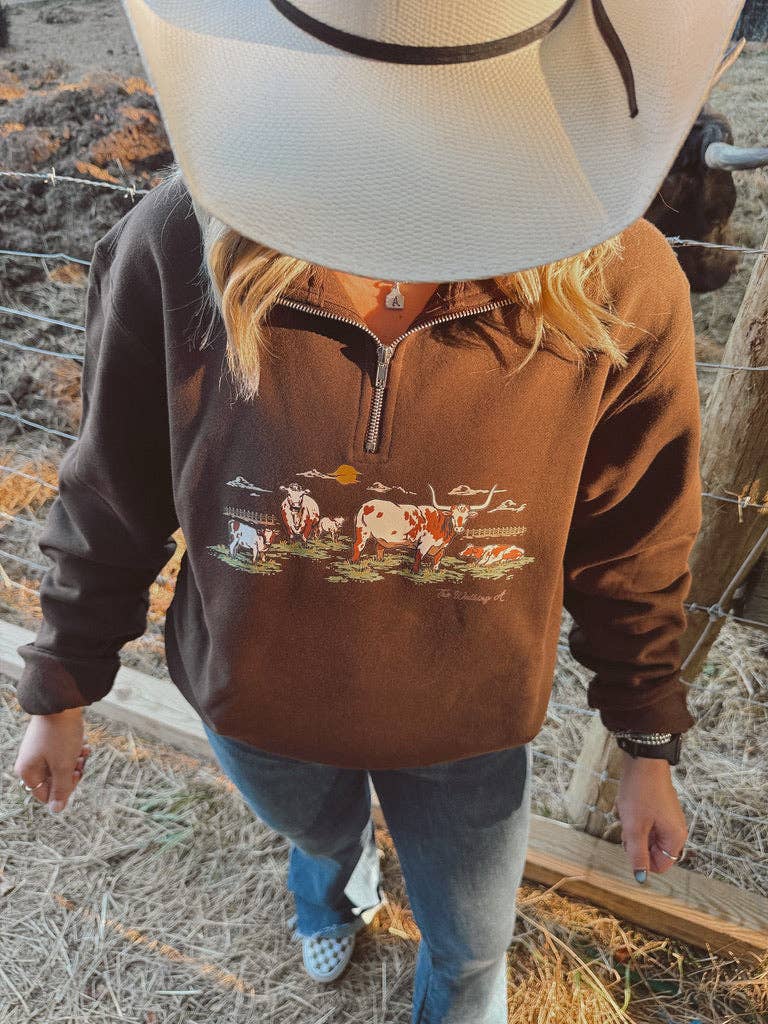 The Longhorns Quarter zip sweatshirt