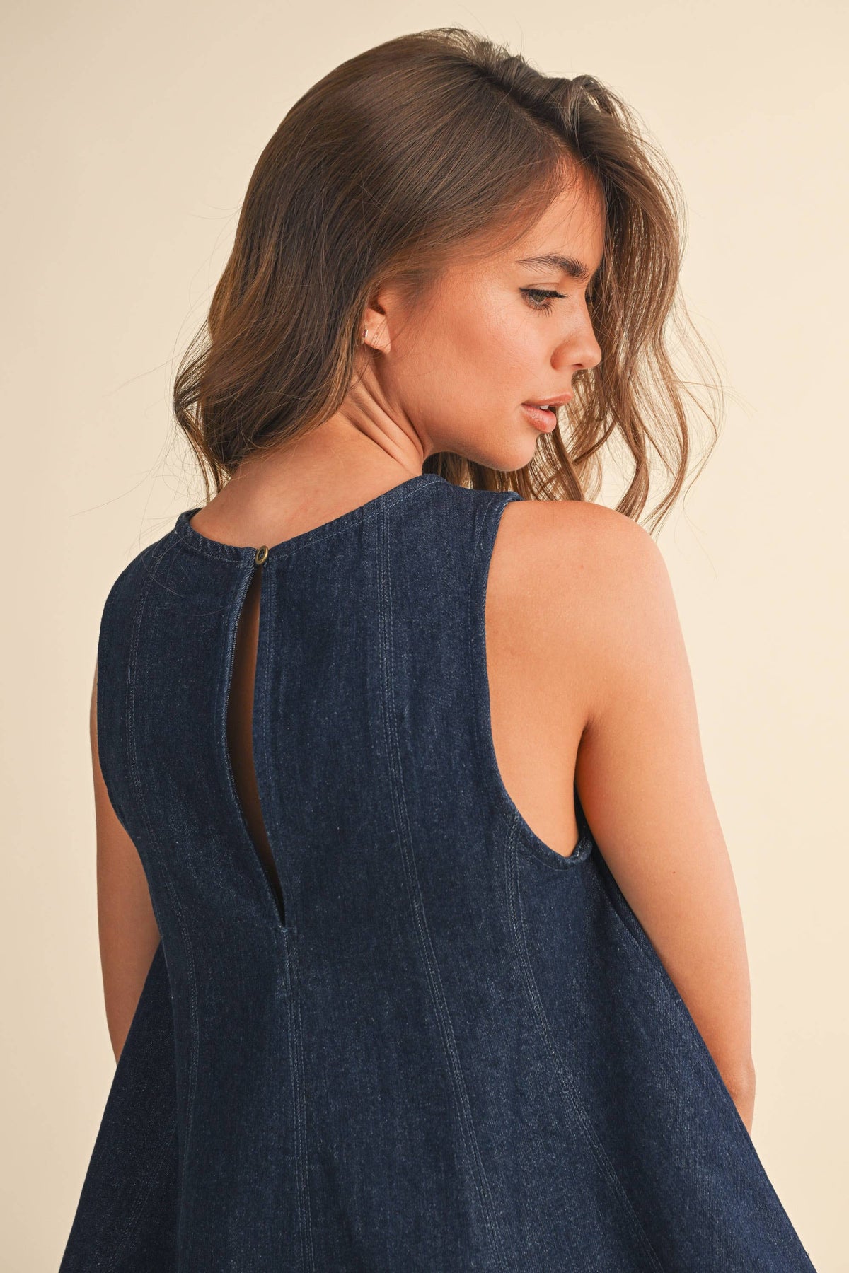 Denim Top and Short SET