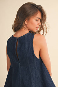 Denim Top and Short SET