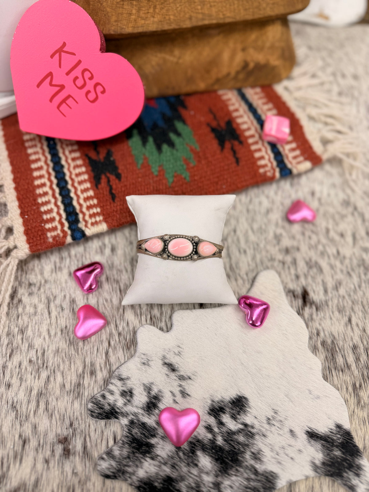 The Carlee Pink Conch Cuff