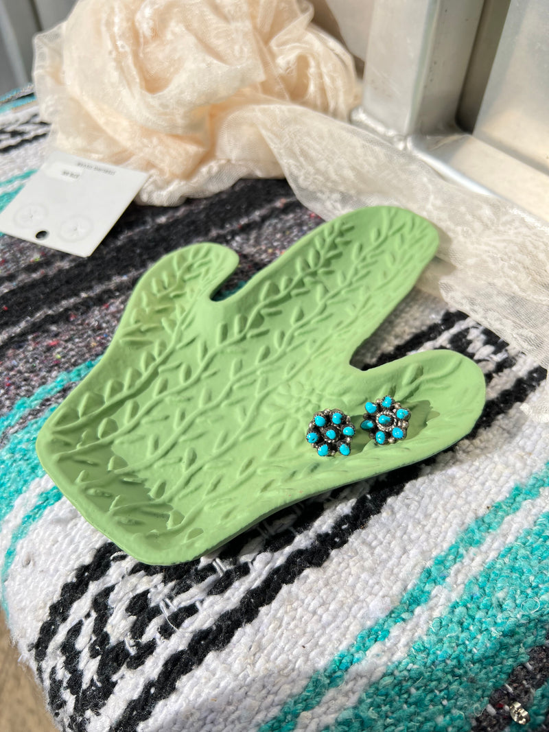 The Green Cactus Jewelry Dish