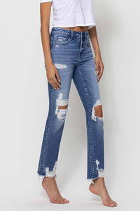 The Mid Rise Straight Jeans by Flying Monkey