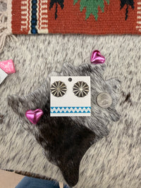 The Cadillac Silver Concho Earrings