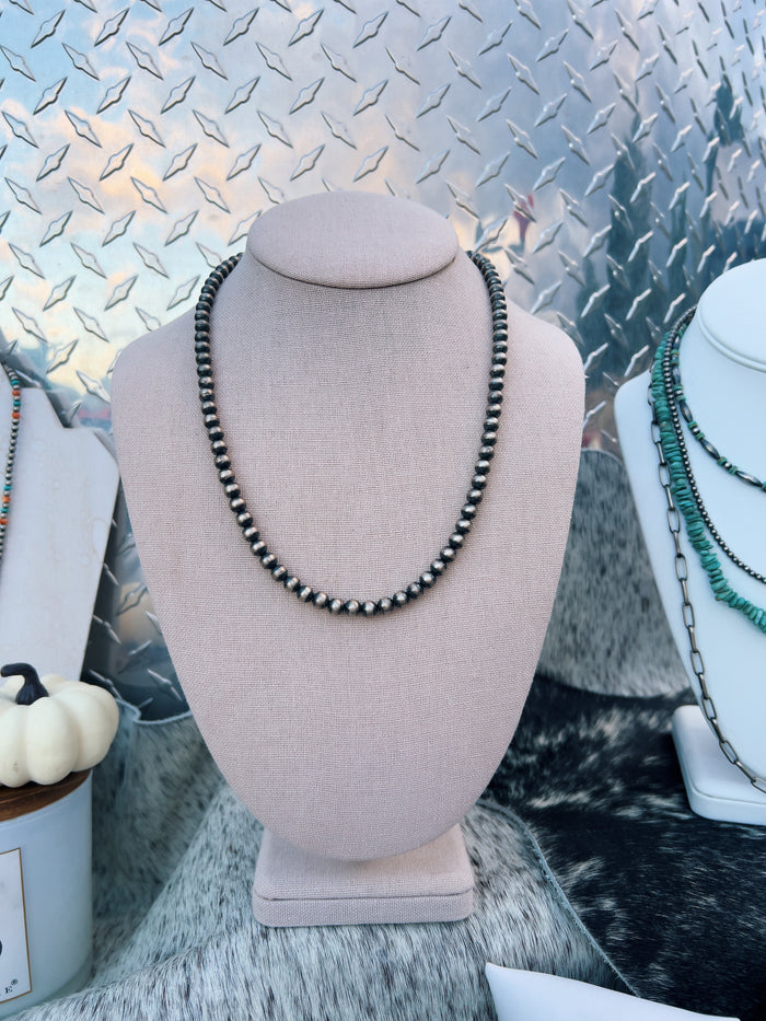 The 20" 6mm Pearl Necklace