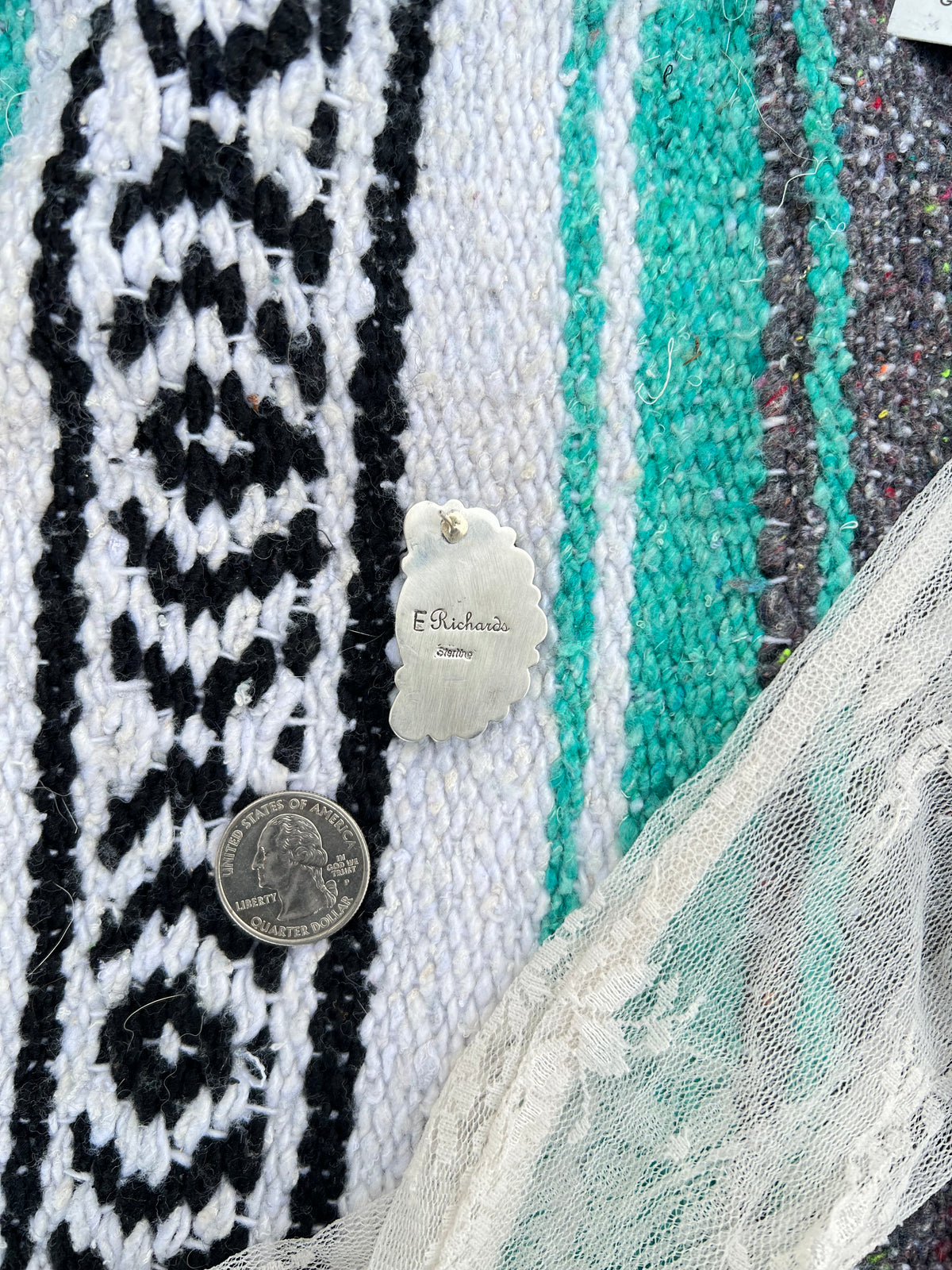 The Turquoise Half Cluster Kingman Earrings