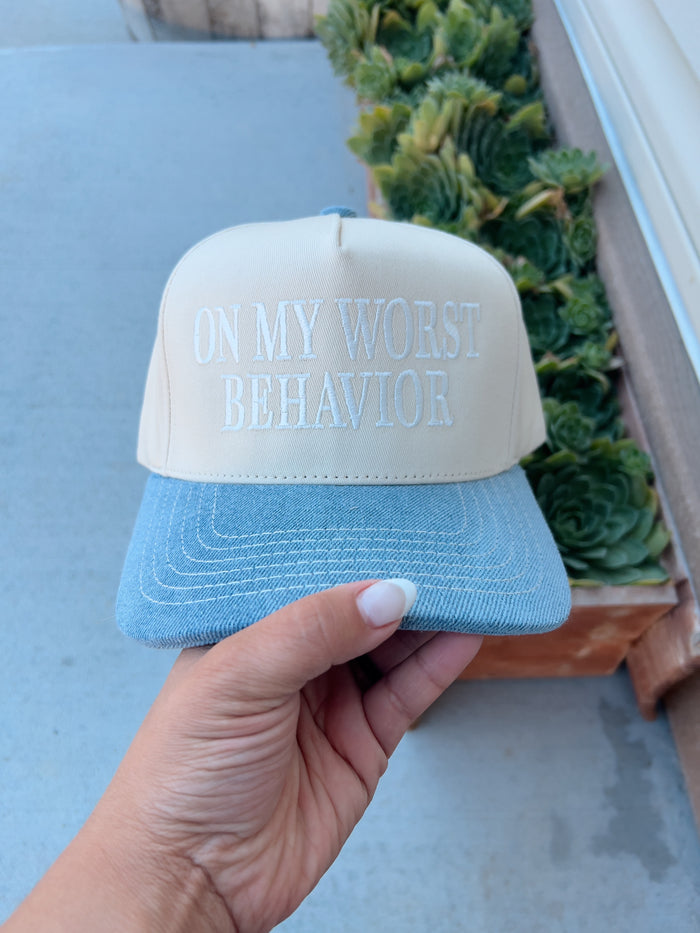 On my worst behavior TRUCKER