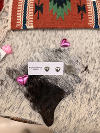 The Silver Hearts Earrings