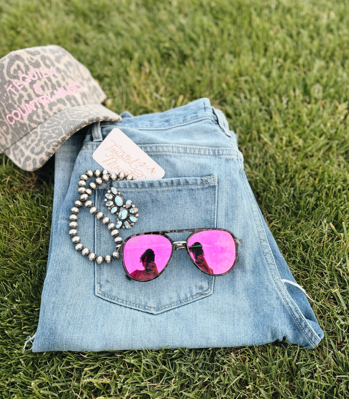 The Pink Tortoise Shell Sunnies