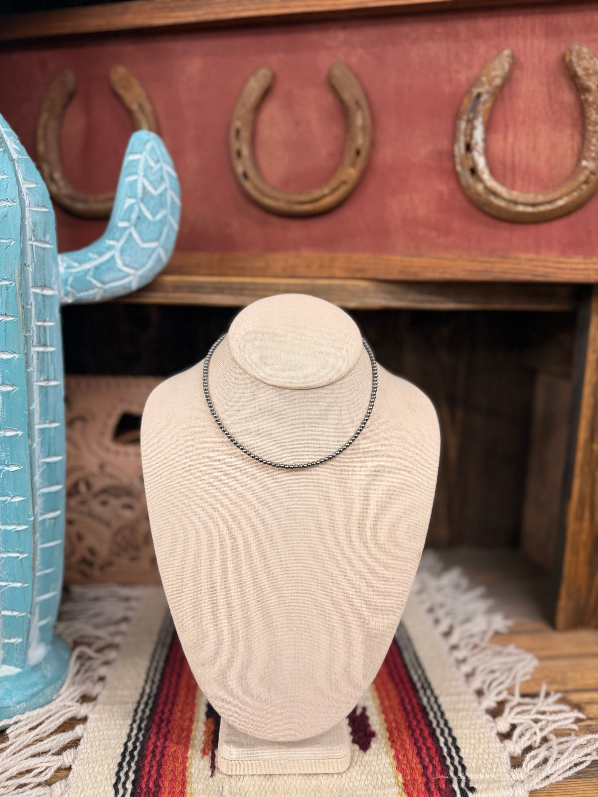 The 3mm Sterling Silver Pearl choker
