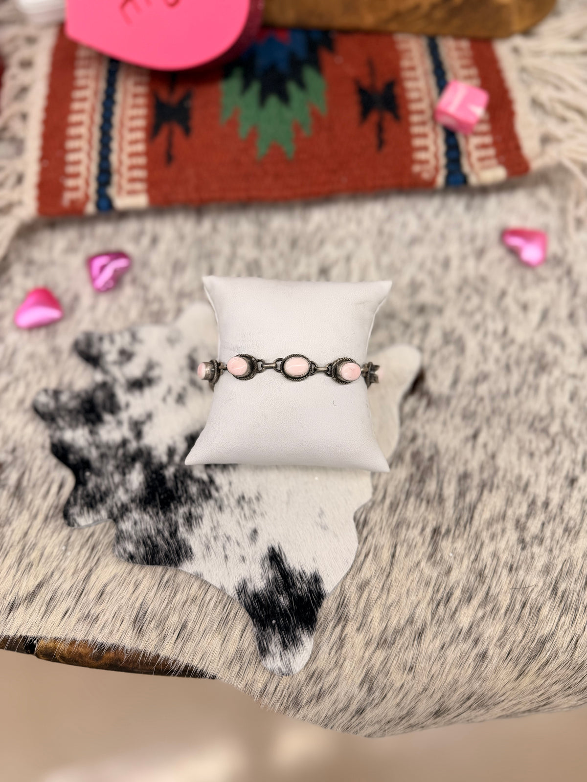 The Patsy Pink Linked Bracelet