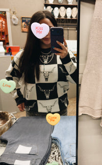 The Checkered Cow Skulls