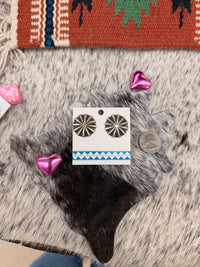The Cadillac Silver Concho Earrings