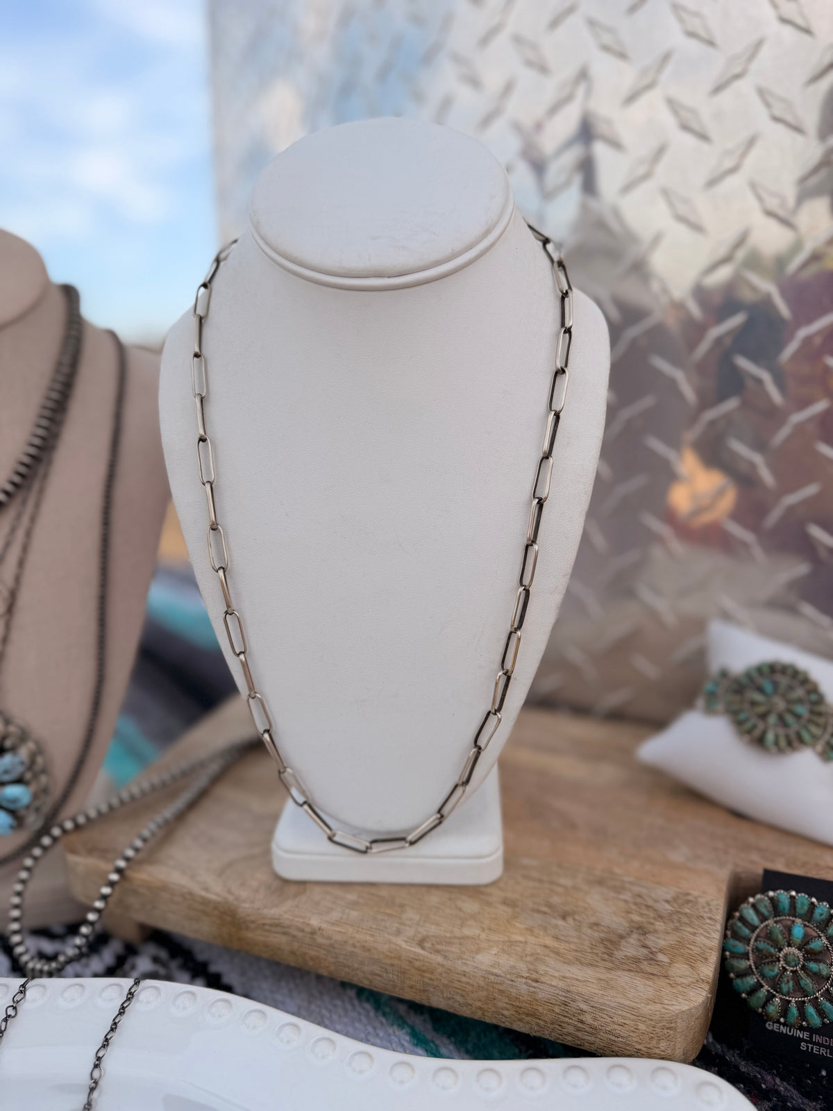 The Dally Paperclip linked Necklace