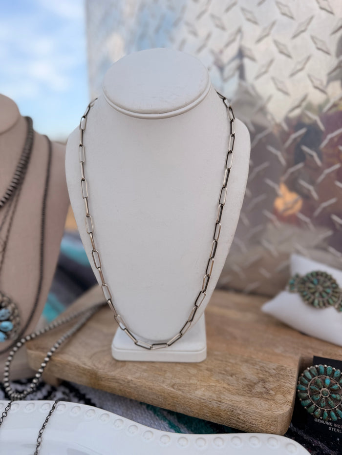The Dally Paperclip linked Necklace