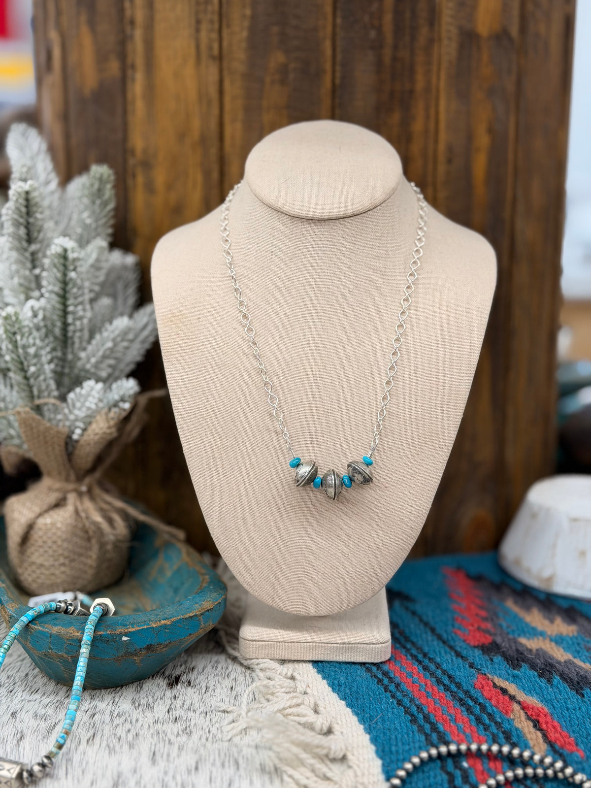 The 16mm Liberty Coin Pearl necklace