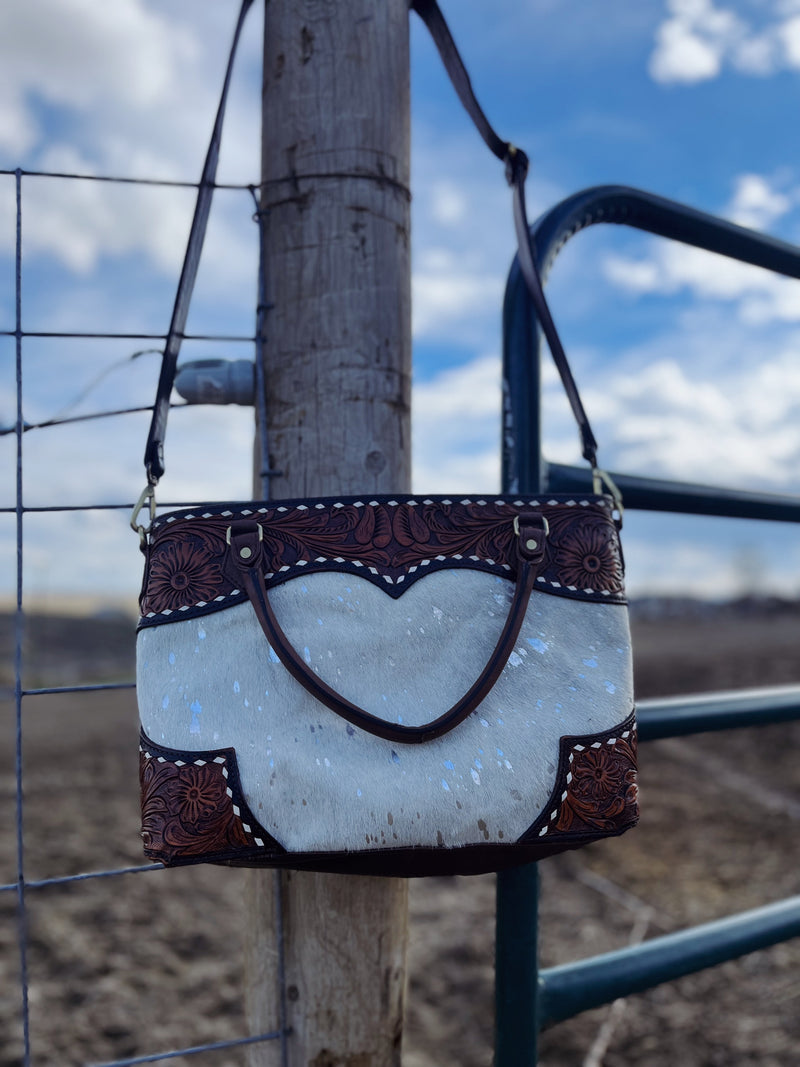 The Karrie Cowhide purse