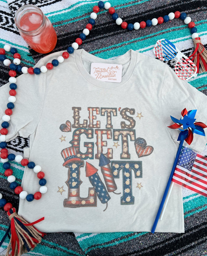 The Let’s Get Lit Graphic Tee