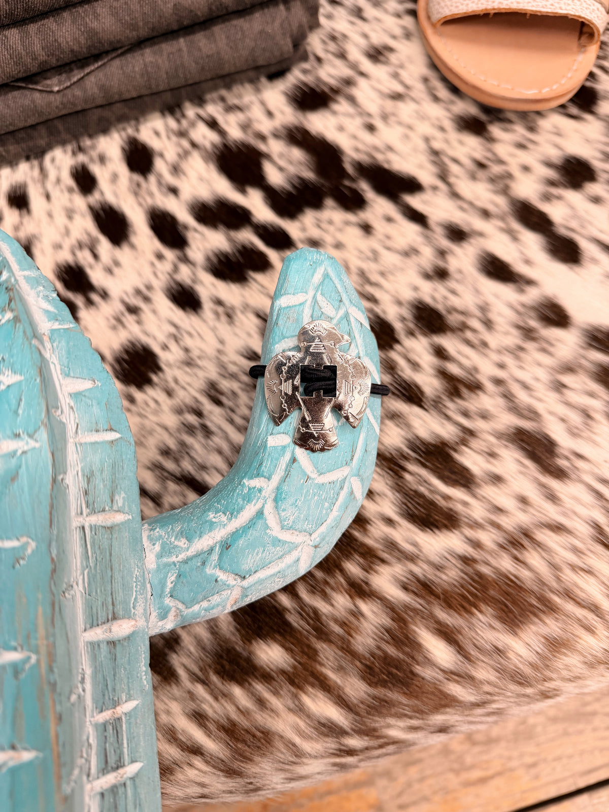 The Thunder Bird Concho Hair Tie