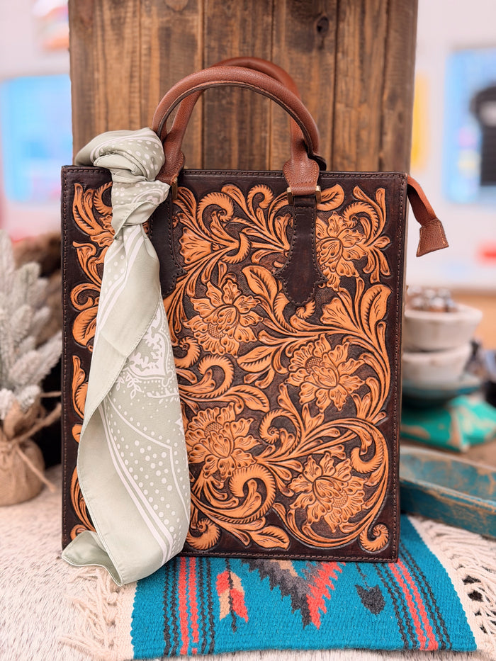 The Kelly Tooled Purse