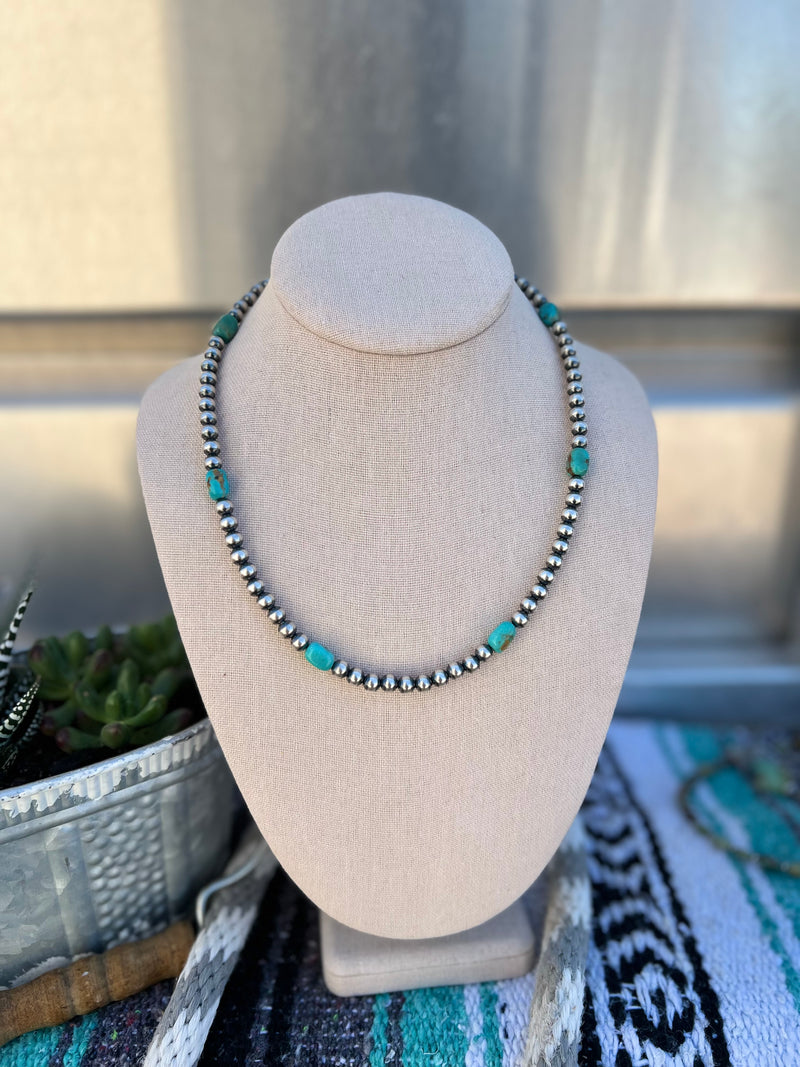 The Melva Turquoise and Pearls