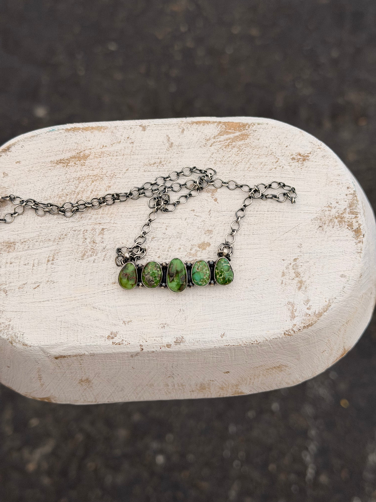 The Sonoran Gold 5 stone Necklace