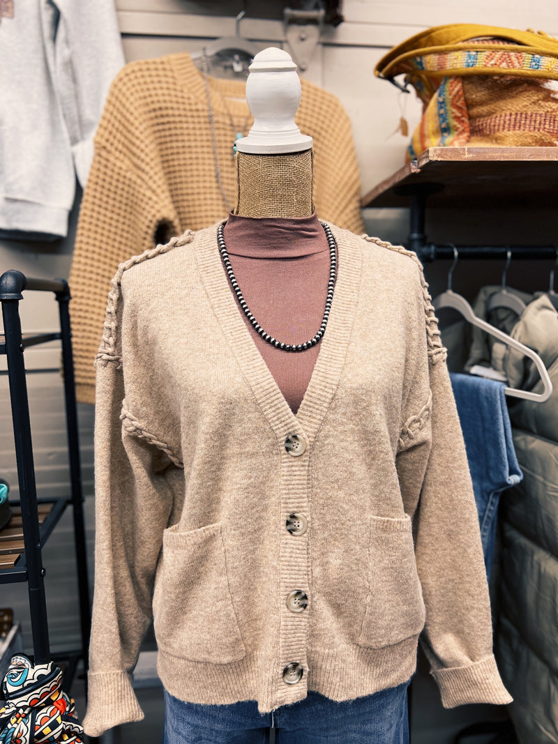 The Knit button Sweater