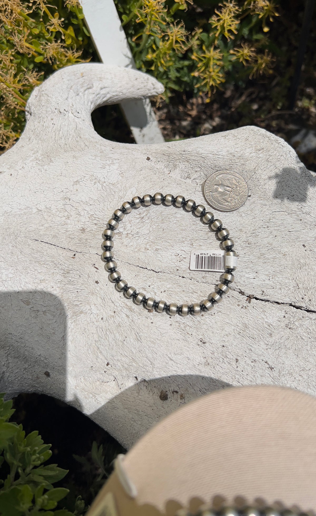 The 6mm Sterling Silver Stretch bracelet