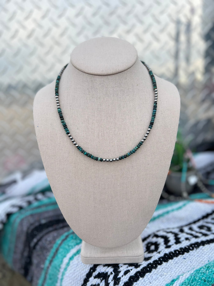 The Shania 4mm Pearls with Turquoise
