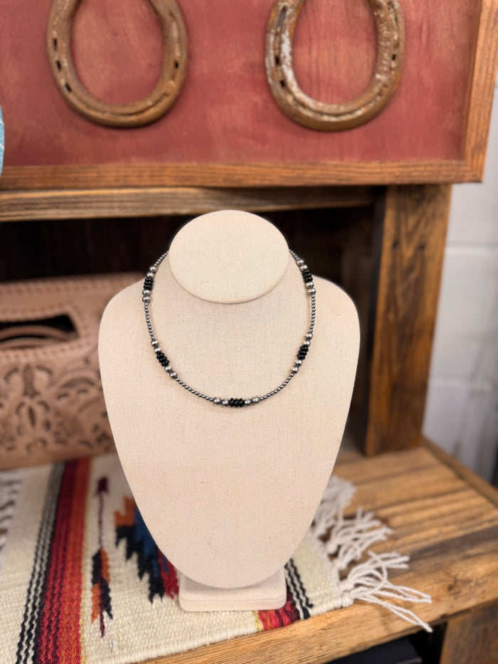 Black Onyx x Sterling Pearls