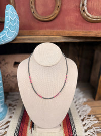The Pink Faceted Opal Choker