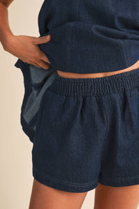 Denim Top and Short SET