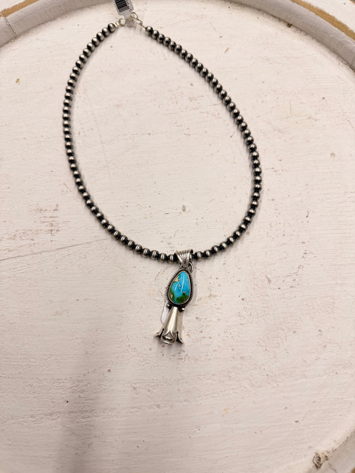 The Sadie Pendant and Pearl Necklace SET