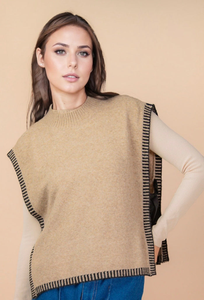 The Mocha Latte Sweater Vest