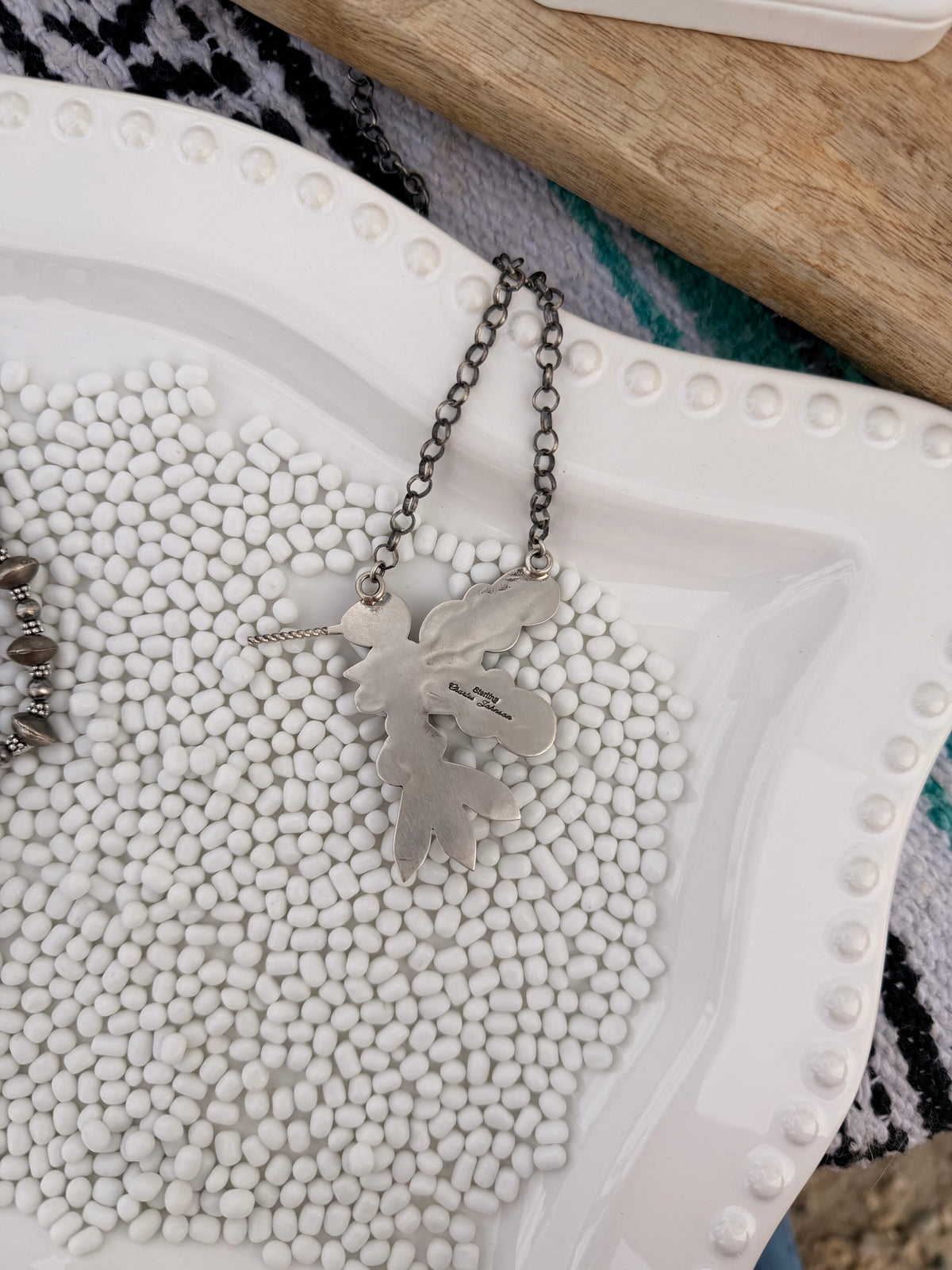 The Golden Hills Hummingbird necklace