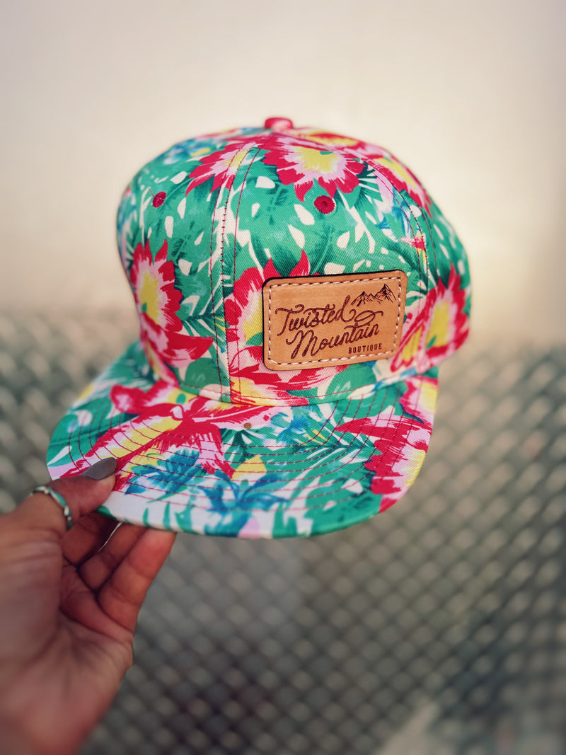 Light Floral TMB Hat