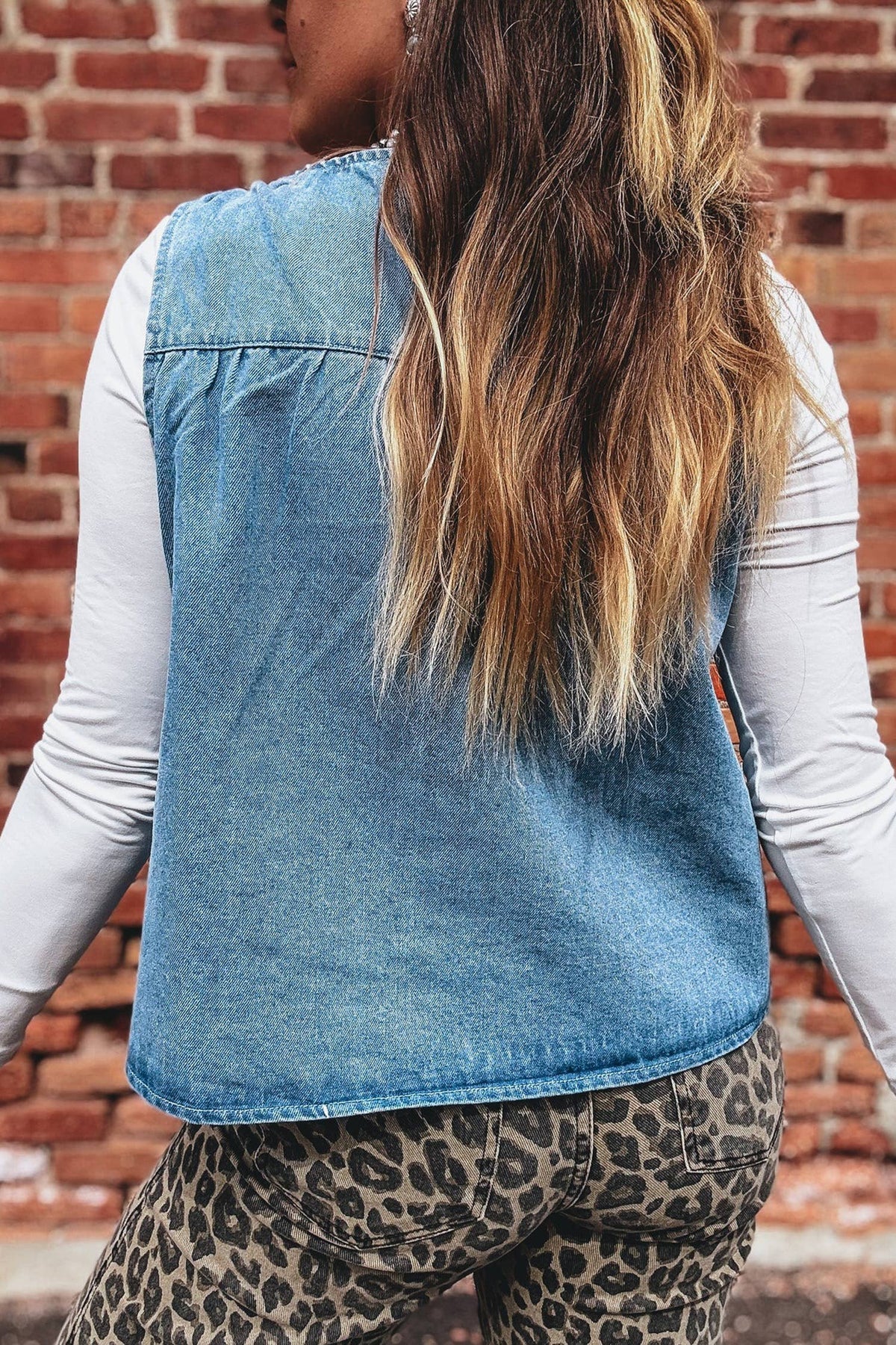 The Karli Denim Tank