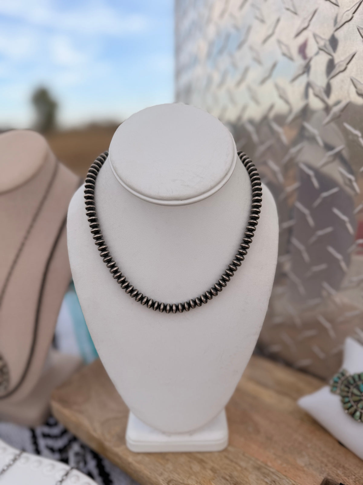 The Miko 7mm Saucer Pearl Necklace